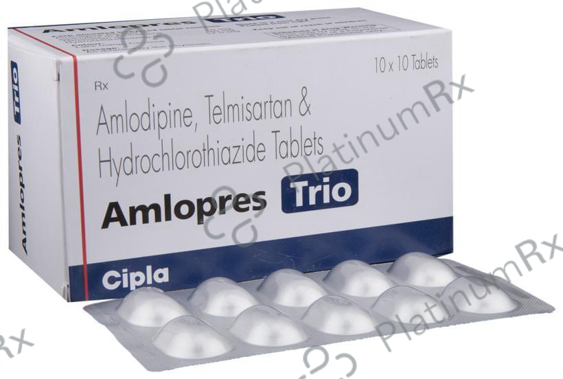 Amlopres Trio 5/12.5/40mg Tablet 10s