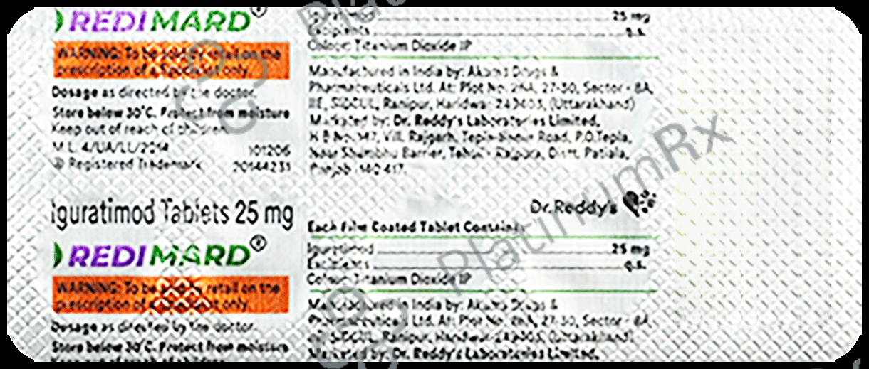 Redimard 25mg Tablet 10s