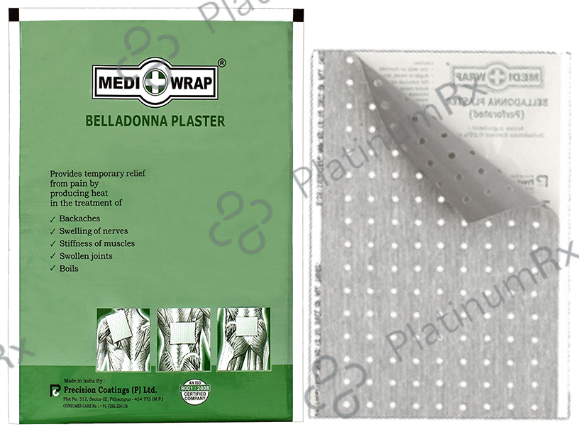 Mediwrap Belladonna Plaster 100 plaster