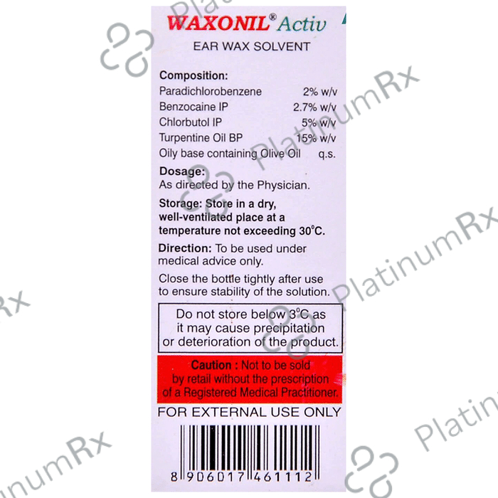Waxonil Activ Ear Drop 10ml