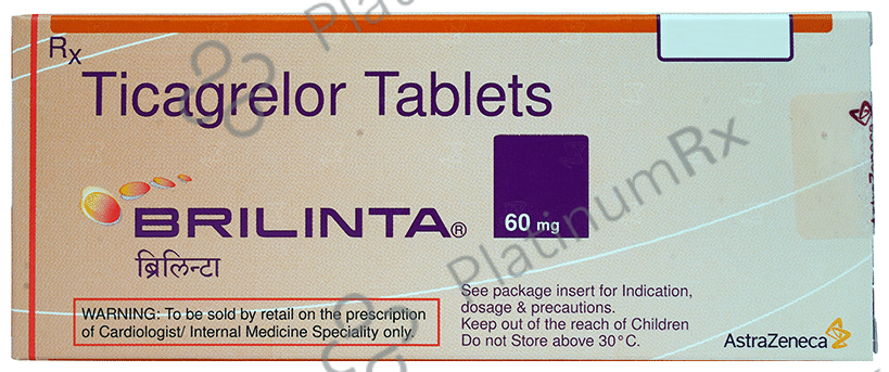 Brilinta 60mg Tablet 14s