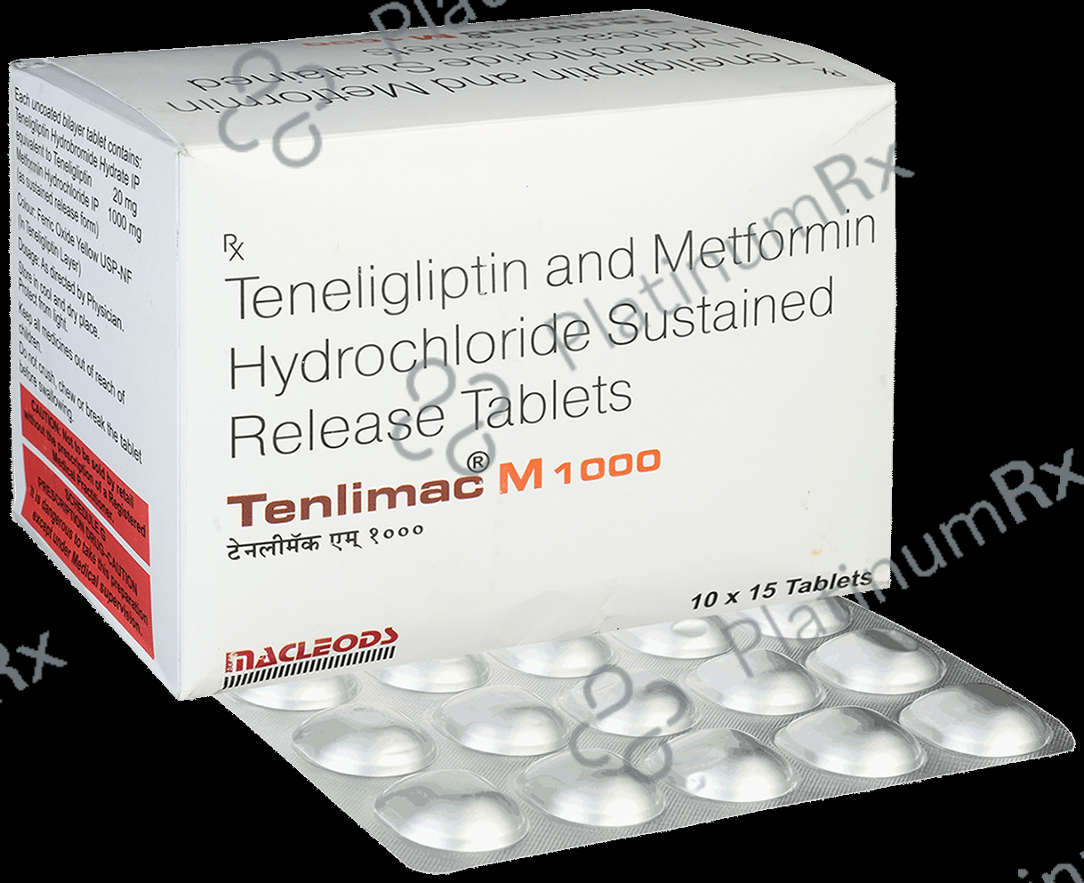 Tenlimac M 1000/20mg Tablet SR 15s