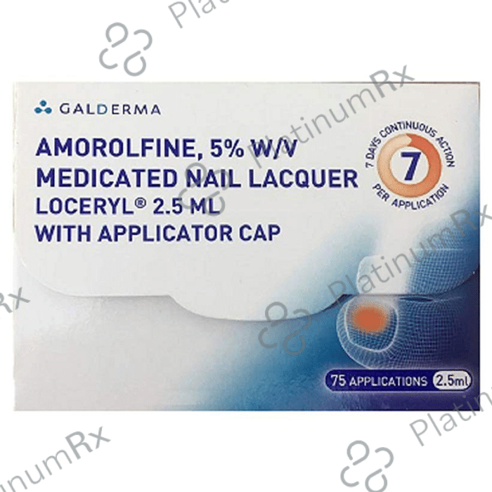 Loceryl 5% Nail Lacquer 1s