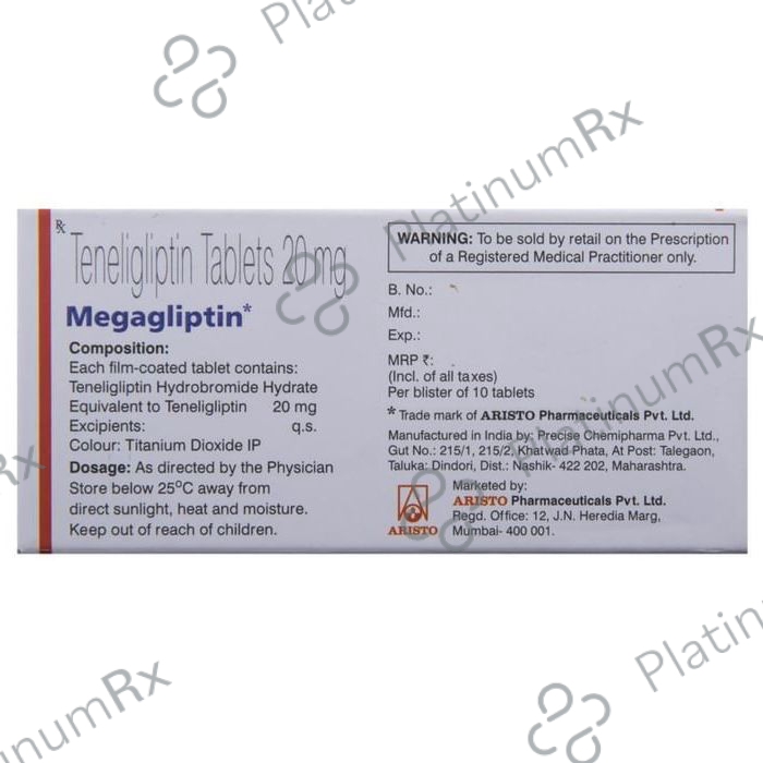 Megagliptin 20mg Tablet 10s