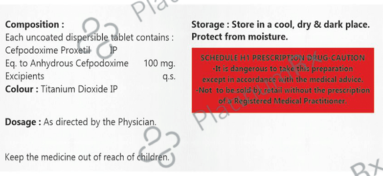 Vildox 100mg Tablet DT