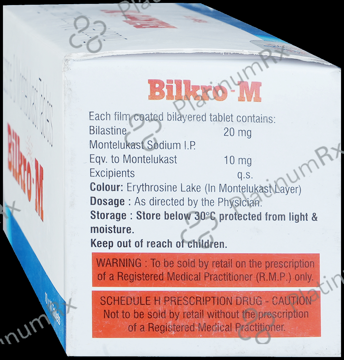 Bilkro M 20/10mg Tablet 10s
