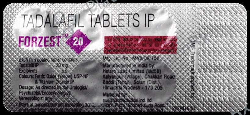 Forzest 20mg Tablet 7s