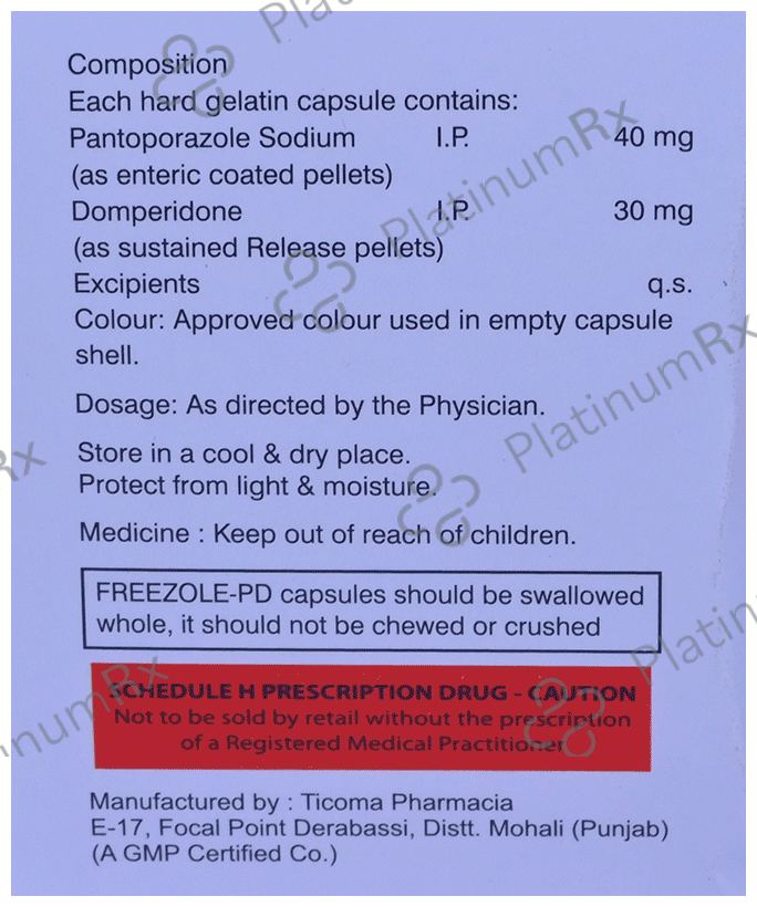 Freezole PD Capsule SR 10s