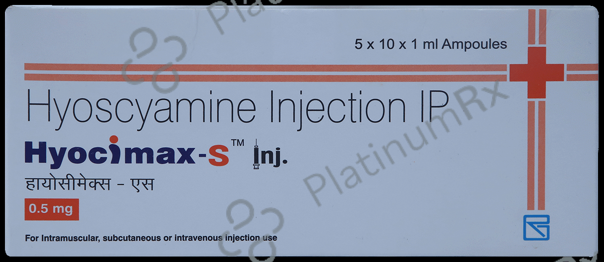 Hyocimax S 0.5mg Injection 10s