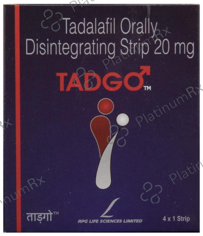 Tadgo 20mg Disintegrating Strip