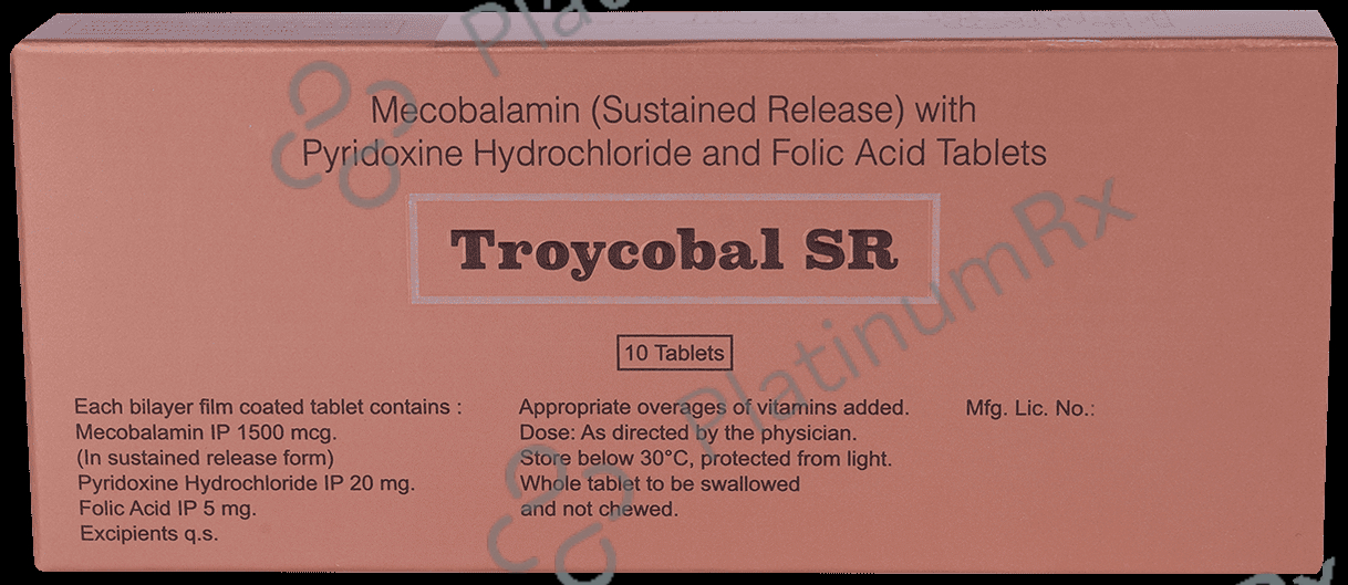 Troycobal SR 5000/1500/20mcg Tablet 10s