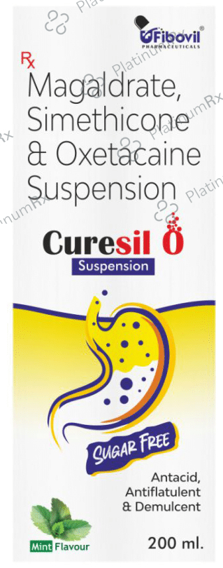 Curesil O Oral Suspension Mint Sugar Free