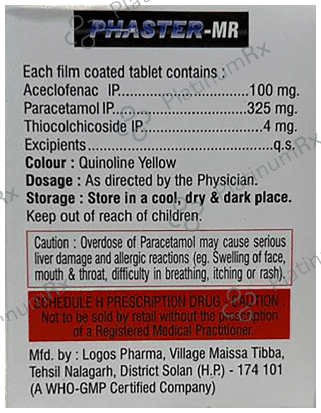 Phaster-MR Tablet