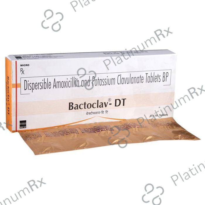 Bactoclav DT 200/28.5mg Tablet 10s