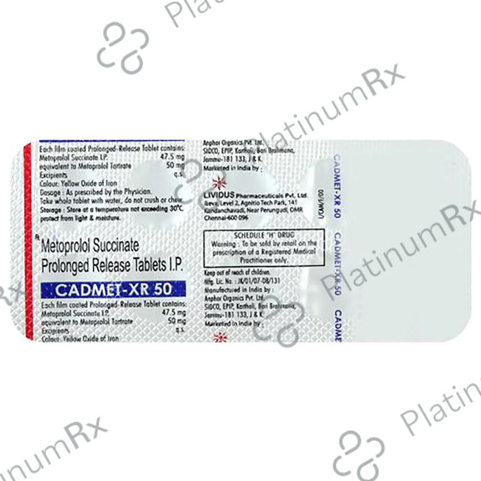 Cadmet XR 50 Tablet